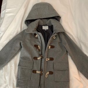 Janie and Jack boys wool toggle coat 5-6 Yrs old